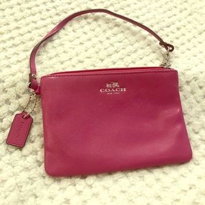 Like new authentic Coach wristlet